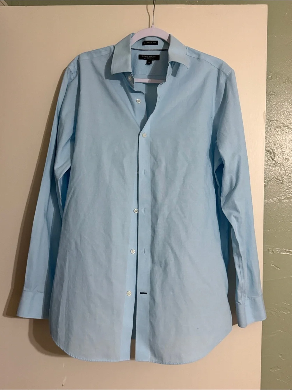 Banana Republic Men's Sky Blue Dress Shirt
